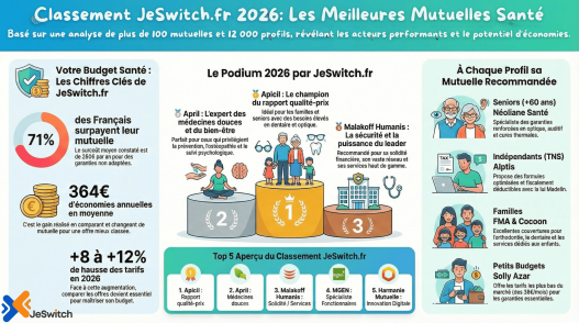 découvrez notre guide complet pour choisir la meilleure mutuelle santé en 2026, adapté à vos besoins et votre budget.
